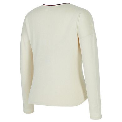 Women's Concepts Sport Cream USWNT Kaki Hacci Knit Pullover Sweatshirt