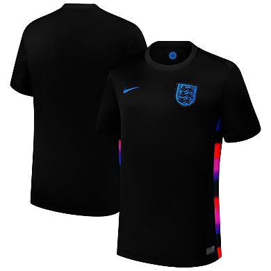 Men's Nike Black England Women's National Team 2025/26 Away Replica Jersey