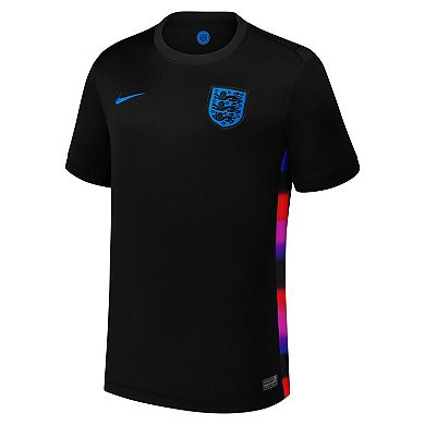 Men's Nike Black England Women's National Team 2025/26 Away Replica Jersey