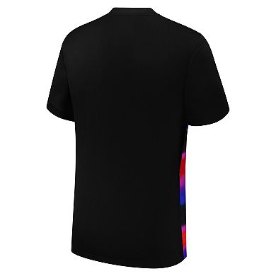 Men's Nike Black England Women's National Team 2025/26 Away Replica Jersey
