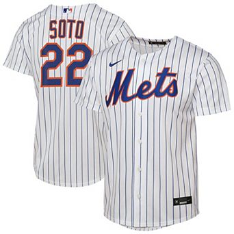 Youth Nike Juan Soto White New York Mets Home Replica Player Jersey
