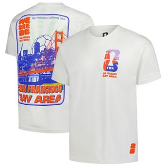Men's Outerstuff Cream 2026 FIFA World Cup San Francisco Host City Local Oversized T-Shirt