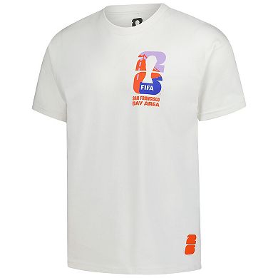 Men's Outerstuff Cream 2026 FIFA World Cup San Francisco Host City Local Oversized T-Shirt