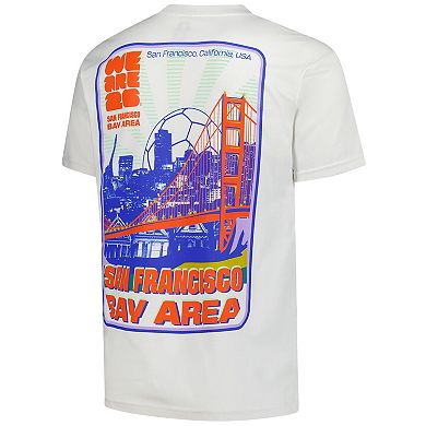 Men's Outerstuff Cream 2026 FIFA World Cup San Francisco Host City Local Oversized T-Shirt