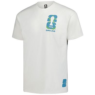 Men's Outerstuff Cream 2026 FIFA World Cup Dallas Host City Local Oversized T-Shirt
