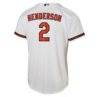 Youth Nike Gunnar Henderson White Baltimore Orioles Home Replica Player Jersey
