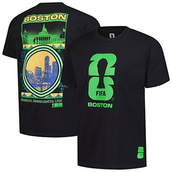 Men's Outerstuff Black 2026 FIFA World Cup Boston Host City Local Oversized T-Shirt