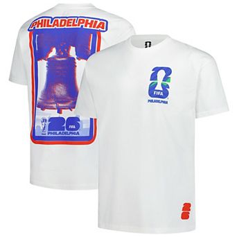 Men's Outerstuff White 2026 FIFA World Cup Philadelphia Host City Local Oversized T-Shirt
