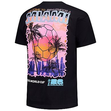 Men's Outerstuff Black 2026 FIFA World Cup Miami Host City Local Oversized T-Shirt