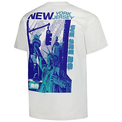 Men's Outerstuff Cream 2026 FIFA World Cup New York Host City Local Oversized T-Shirt