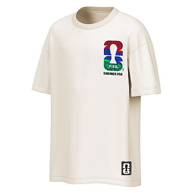 Men's Outerstuff Natural 2026 FIFA World Cup North America Oversized T-Shirt