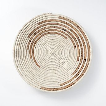 Breaking Waves Basket Banana Fiber