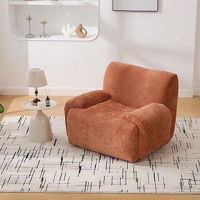 42" Wide Accent Chair, Boneless Single Sofa with Deep Seat