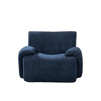 42" Wide Accent Chair, Boneless Single Sofa with Deep Seat