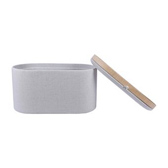 GOODSILO Reversible Tray Top Storage Ottoman with Spacious Hidden Compartment