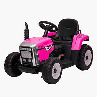 ANIXOL Kids Ride-On Tractor with Trailer 12V