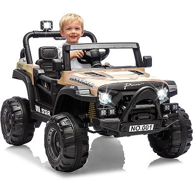 ANIXOL Kids 12V Electric Ride-On Truck with Parent Remote Control