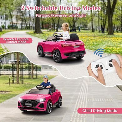 ANIXOL Licensed Audi Kids Electric Ride-On Car with Remote Control