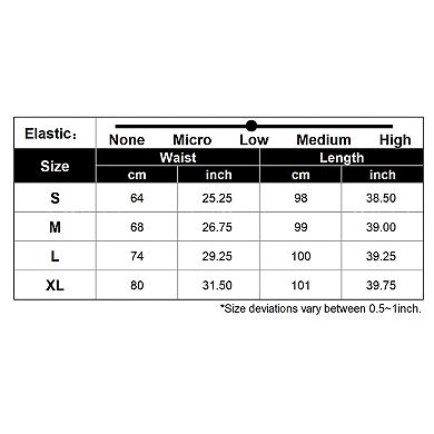 Women's Elastic Swing A-line Long Pleated Skirt