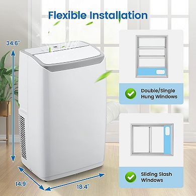 ANIXOL Quiet 12000 BTU Portable Air Conditioner