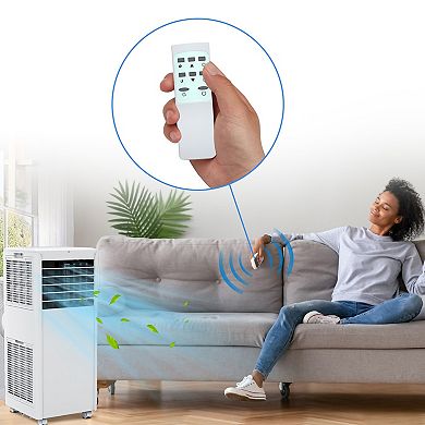 ANIXOL 8000 BTU 3-in-1 Portable Air Conditioner Dehumidifier Fan ABS