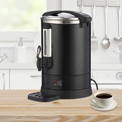 Danolapsi Coffee Urn Hot Water Urn, Large Stainless Steel Coffee Maker with Double Wall Insulation