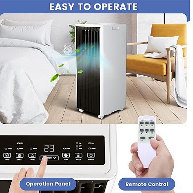 ANIXOL 8000 BTU 3-in-1 Portable Air Conditioner Dehumidifier Fan ABS