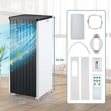 ANIXOL 8000 BTU 3-in-1 Portable Air Conditioner Dehumidifier Fan ABS