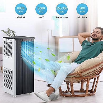 ANIXOL 8000 BTU 3-in-1 Portable Air Conditioner Dehumidifier Fan ABS