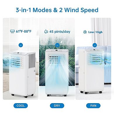ANIXOL Quiet 3 Mode Portable Air Conditioner