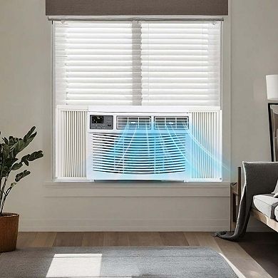 ANIXOL 8,000 BTU Window AC, 3 Fan Speeds, Dehumidify, App and Remote Control, Easy Install