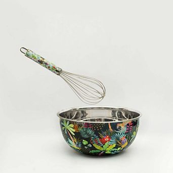 Rainforest Bloom Bowl and Whisk Set