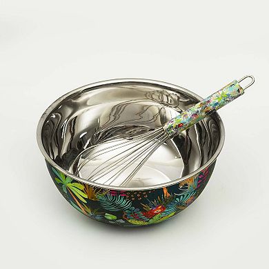 Rainforest Bloom Bowl and Whisk Set