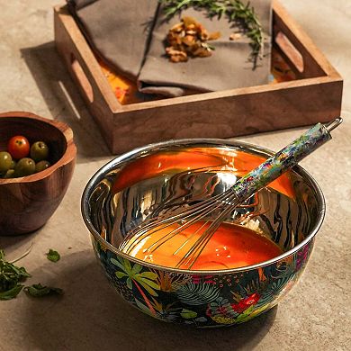 Rainforest Bloom Bowl and Whisk Set