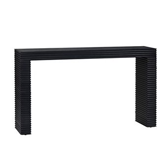 Crestview Collection 56.25-Inch Solid Wood Accent Console Sofa Table