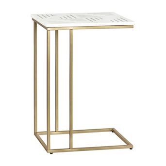 Crestview Collection Rectangle Marble Accent Table