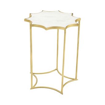 Crestview Collection Round Marble Accent Table