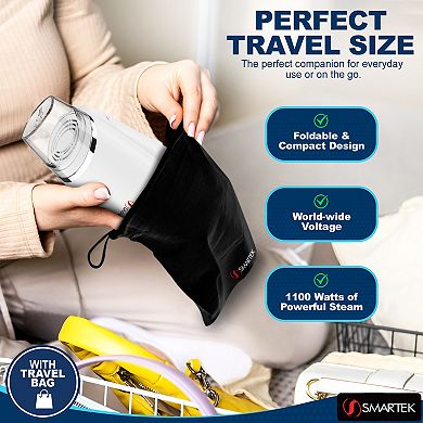Smartek Foldable Dual Voltage Handheld Steamer