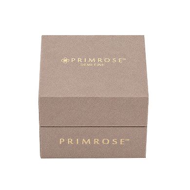 PRIMROSE 5-Pair Cubic Zirconia Multi-Shape Stud Earring Set