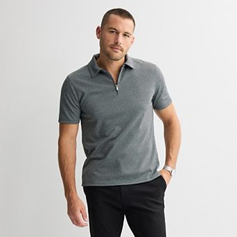 Men's Apt. 9 Short Sleeve Zipper Polo