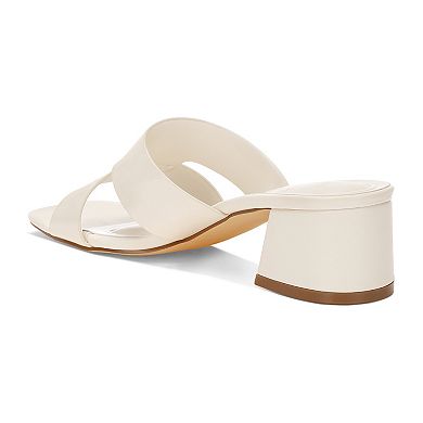 London Rag Shulva Women's Block Heel Slide Sandals