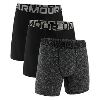 Men's Under Armour 3-Pack Performance Tech Boxerjock 6-Inch Boxer Briefs