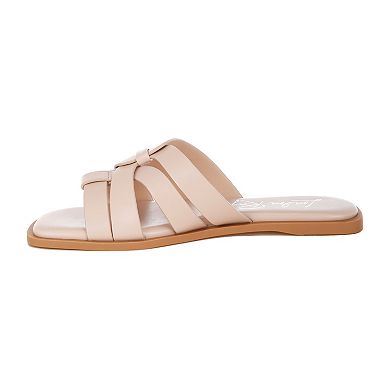 London Rag Sebal Women's Slip-On Strappy Sandals