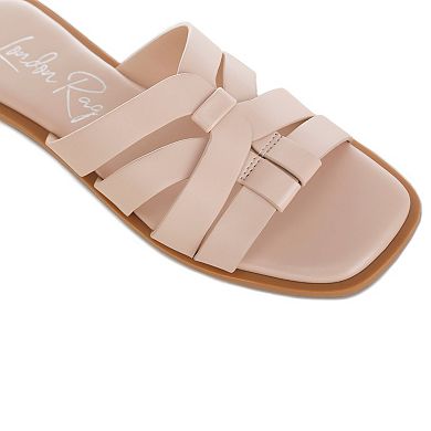 London Rag Sebal Women's Slip-On Strappy Sandals