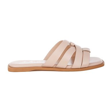 London Rag Sebal Women's Slip-On Strappy Sandals