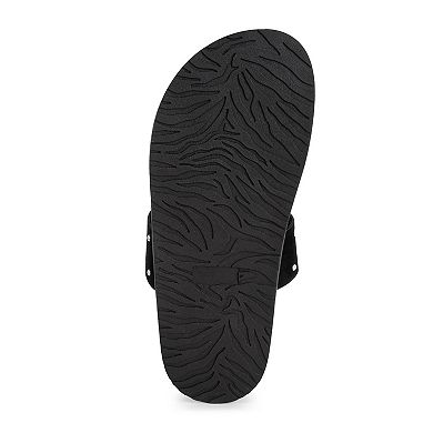 London Rag KANINI Women's Slip-On Slide Sandals with Studded Accents