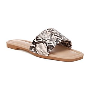 London Rag Zaltana Women's Slip-On Flat Sandals