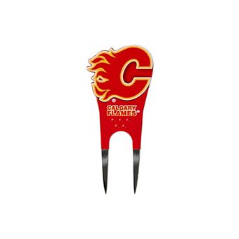NHL Calgary Flames Shaped Divot Tool
