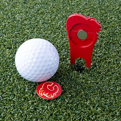 NHL Calgary Flames Shaped Divot Tool