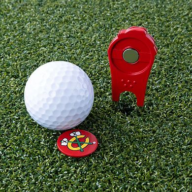 NHL Chicago Blackhawks Shaped Divot Tool